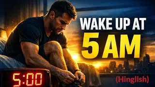 The 5 AM Club Book Summary in Hinglish | Change Your Life Before 8 AM 🔥