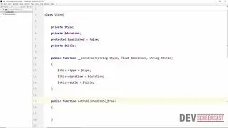 PHP OOP Tutorial -   Encapsulation