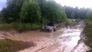 MAN KAT extreme Watfahrt / Wasserdurchfahrt, Schmidtenh&ouml;he 2013