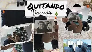 PRIMER VLOG | Quitamos DECORACIÓN 🎄 + fuimos a una FIESTA 🥳#vlogsfamiliares #navidad #familia 
