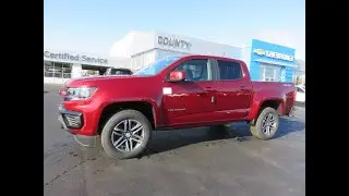 2021 Chevrolet Colorado WT 4WD Crew Cab Cherry Red Tintcoat