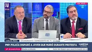 Dr. Raúl Canelo Rabanal en el programa Cuentas Claras de Canal N
