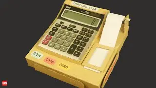 How to Make Cash Register Toy Machine at Home