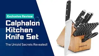 Watch This Calphalon Kitchen Knife Set Review Now! Unbelievable Self Sharpening Knives.