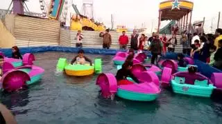 Fun boat rides for children at Surajkund International Crafts Mela