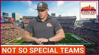 Bubba Ventrone needs to be on the HOT SEAT because the Cleveland Browns' special teams is a DISASTER