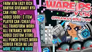 FARM ATM = GACHA BLOCK🤑 | New Growtopia Private Server | Giveaway Role @Vip 😋🔥| Banyak Giveaway Nya😱