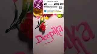 Request name art complete ✅ Calligraphy || #art #calligraphy #sandart #viralvideo #name #shorts