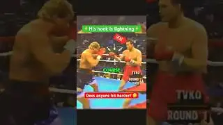 Tommy Morrison throws a lightning bolt for a left hook 😱 #boxing #knockout #tommymorrison