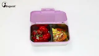 Lunch Box Stainless Steel 900 ml, Leak-Proof Children's Bento Box