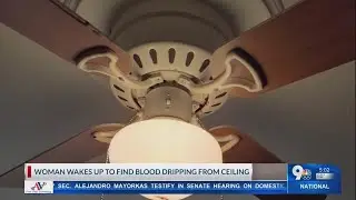 Woman wakes up to find blood dripping from ceiling