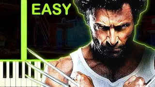 X-MEN ORIGINS: WOLVERINE THEME - EASY Piano Tutorial