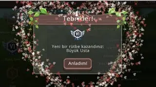 BÜYÜK USTA OLDUMM 🎉