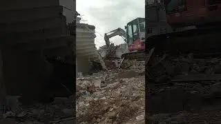 Epic Building Demolition! (Satisfying Controlled Collapse #demolition #building #shortvideo