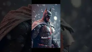 Asking Ai to Create Countries as Batman Part 2#midjourney #aiart #ai #youtubeshorts #batman#country