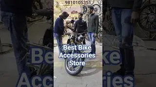 Best Bike Accessories Store | Royal Bullet Accessories World | #bikecustomization #royalenfield