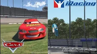 MCQUEENS DRIFT AND THE KINGS CRASH | REMAKE | iRacing