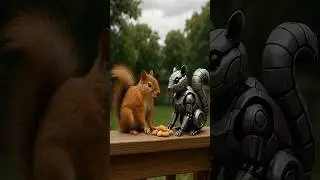 Squirrel & His Robot Companion