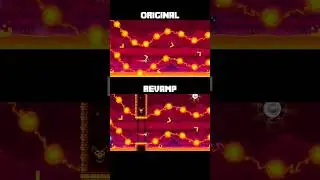 Dash: Original vs Revamp (Made by Me) | Geometry Dash 2.2 #shorts