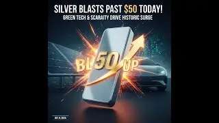 🚀 Silver Blasts Past $50: White Metal Sets New All-Time High Amid Scarcity and Green Tech Boom