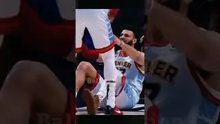 Jamal Murray Acrobatic Layup 🤸&zwj;♀️ #nba #basketball #180 #layup #acrobatics #shorts #sports #fyp