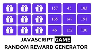 How to Build JavaScript Game Reward Random Number Generator Functionality In Hindi