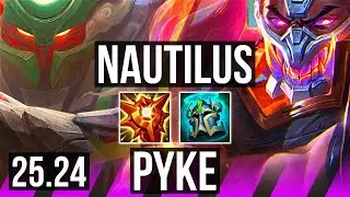 NAUTILUS & Ashe vs PYKE & Tristana (SUP) | EUW Challenger | 25.24