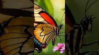 Wings of Wonder: How Do Butterflies Grow From Tiny Eggs? #3d #shorts #science