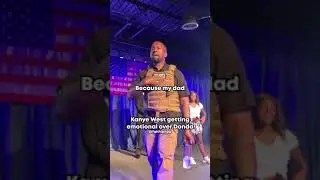 Kanye West getting emotional after Donda. (TikTok fahhiphop)