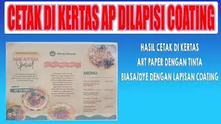 CETAK BROSUR DI KERTAS ART PAPER DENGAN EPSON L3210 TINTA 003/DYE DILAPISI COATING, @omdea
