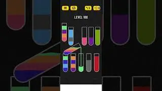 water sort puzzle level 100 @gamesolutionforyou6409