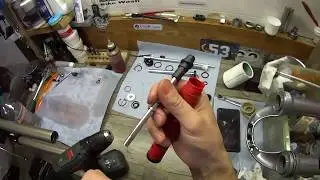 Rock Shox Recon 351 сборка, сгон, устранение течи