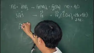 FeS + HNO3 — Fe(NO3)3 + Fe2(SO4)3 + NO + H2O