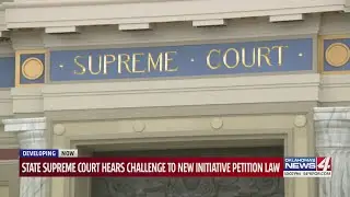 State Supreme Court justices hear arguments in challenge of initiative petition law