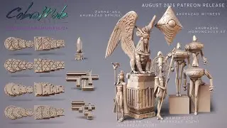 Cobramode 3D Printable Miniatures - August 2025 Patreon Release