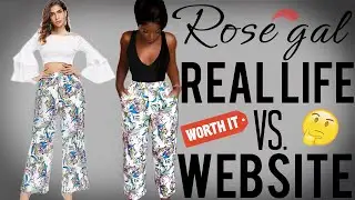ROSEGAL TRY ON HAUL | REAL LIFE VS. WEBSITE | iDESIGN8