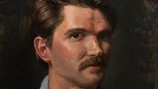 Портретная живопись с натуры маслом.