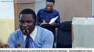 Past Constant MANIONDO DE BRAZZAVILLE CHEZ LE Past ENOCH MUKUNA ORIGINAL À LA SAINTETÉ TAB. DE kin