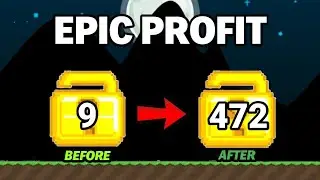 EPIC PROFIT! Easiest METHOD to Profit in GROWTOPIA 🤑 | Growtopia Profit 2025 | Growtopia