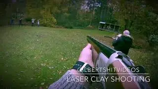 Laser clay pigeon shooting FPV