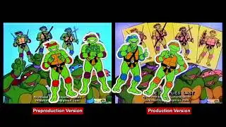 Ninja Turtle Pies Commercials | Comparing the Preproduction & Production Versions