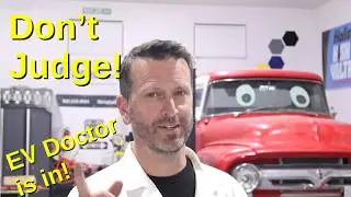 Why Did This EV Conversion Catch Fire?  The EV Doctor Responds to an F-100 Fire Emergency