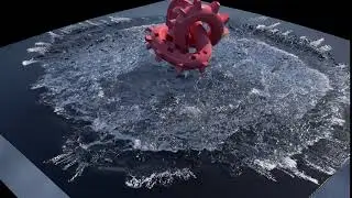 MaxLiquid (Bifrost) - Object Rise  - (Fluid Simulation)