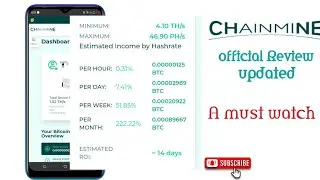 Chainmine Review// Paying Or Scam// Chainmine update