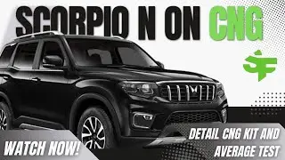 CNG IN SCORPIO N & AVERAGE TEST | KITNA DETI H SCORPIO N CNG PER | SAIFUEL CNG  | CALL 9104040505 🔥