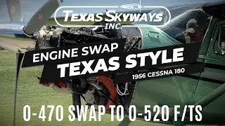 Engine Swap Texas Style Time-Lapse Cessna 180