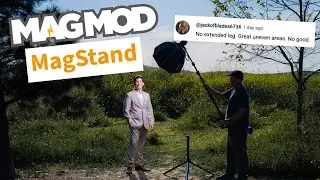 TNK Photo answering questions and comments about the MagMod MagStand
