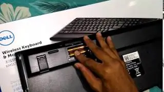 Dell km113 wireless keyboard and mouse unboxing