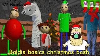 Все концовки | Рождественская вечеринка Baldi's Basics - Мод для Baldi's Basics