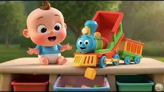 🚂 Baby Learns with Toy Train | Cute 3D Toddler Fun & Early Learning Adventure
